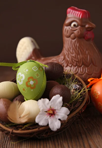 Chocolate easter egg — Stock Photo, Image
