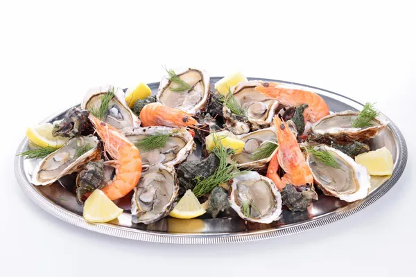 Seafood platter — Stock Photo, Image