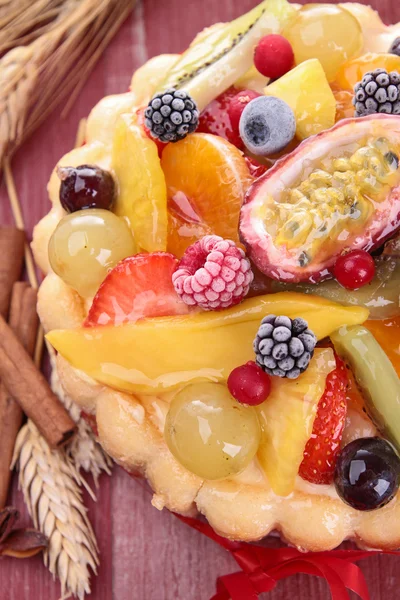 Bolo de frutas — Fotografia de Stock