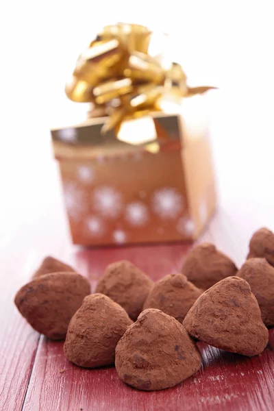Truffe chocolade — Stockfoto