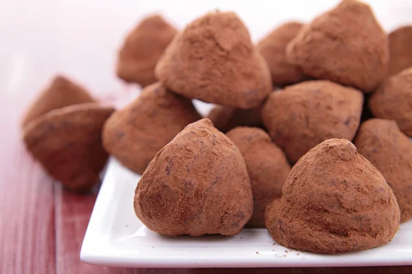 Шоколад truffe — стокове фото