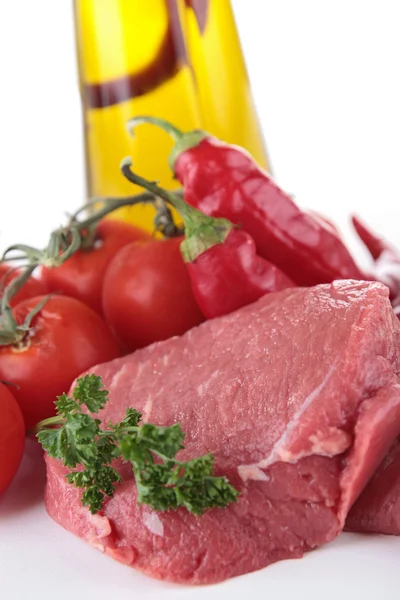 Rohes Rindfleisch — Stockfoto