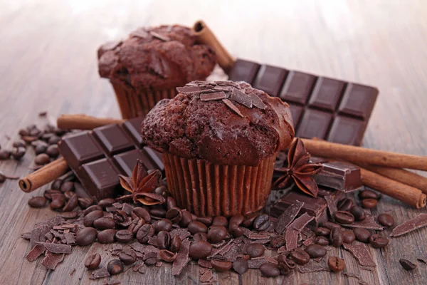 Chocolate muffin — Stock Photo, Image