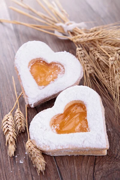 Heart shape biscuit — Stock Photo, Image