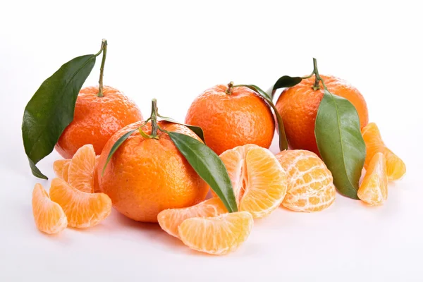 Isolerade mogen clementine — Stockfoto