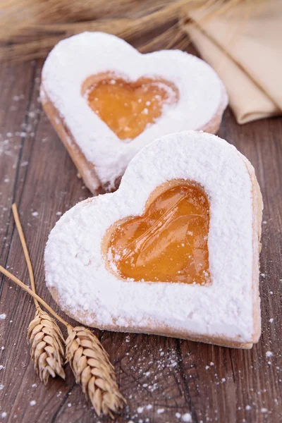 Biscoito em forma de coração — Fotografia de Stock