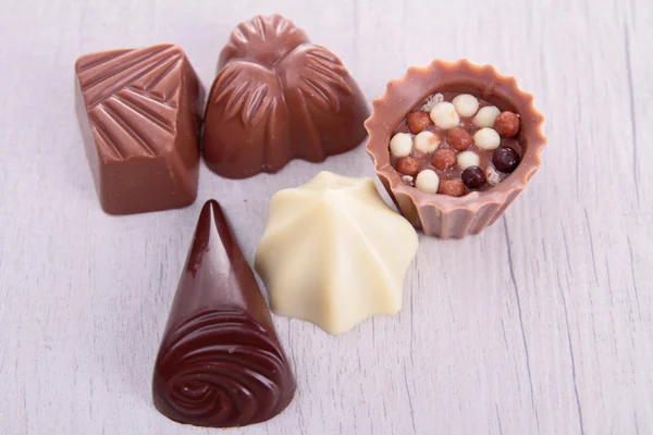 Assortimento di cioccolatini — Foto Stock