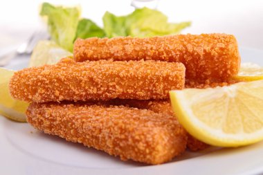 Balık kroket ile garnitür