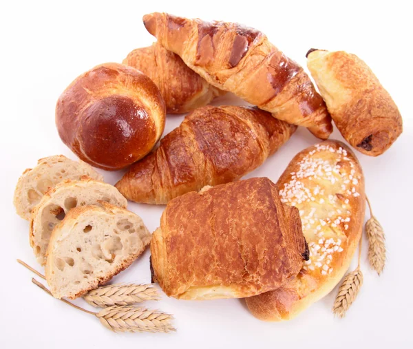 Assortiment van brood en gebak — Stockfoto