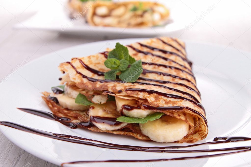 Banana crepe