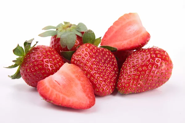 Isolated strawberries — Zdjęcie stockowe