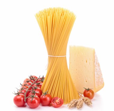 izole spagetti ve malzemeler