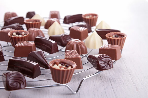 Assortimento di cioccolatini — Foto Stock