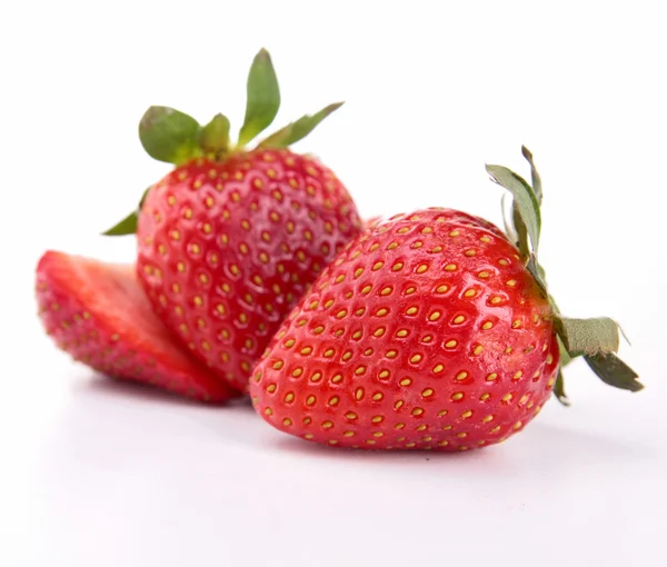 Fresas aisladas — Foto de Stock