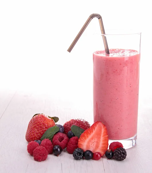 Berries milkshake — Stock Photo, Image