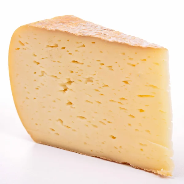 Formaggio isolato — Foto Stock