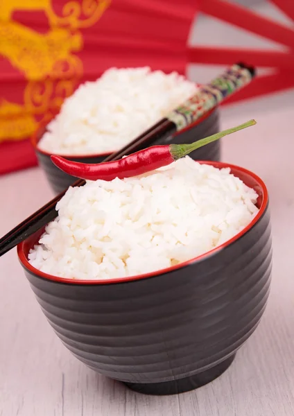 Bowl of rice — Stock Photo, Image