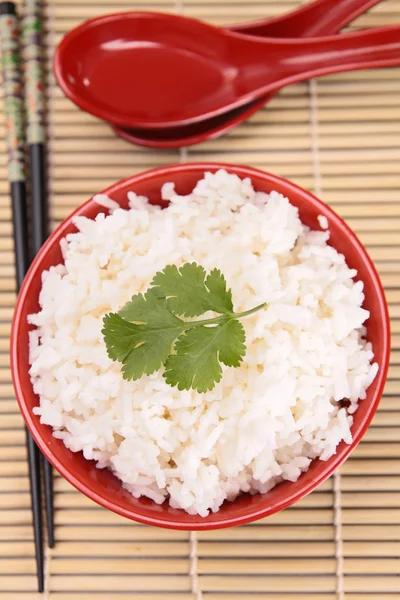 Миска рису — стокове фото