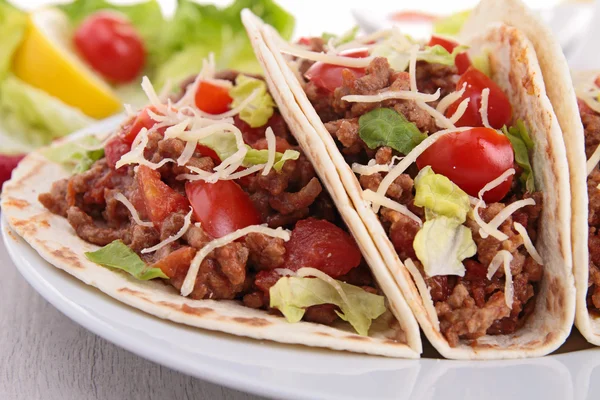 Rindfleisch-Taco — Stockfoto