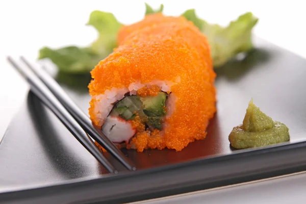 Sushi de rolo de dragão — Fotografia de Stock