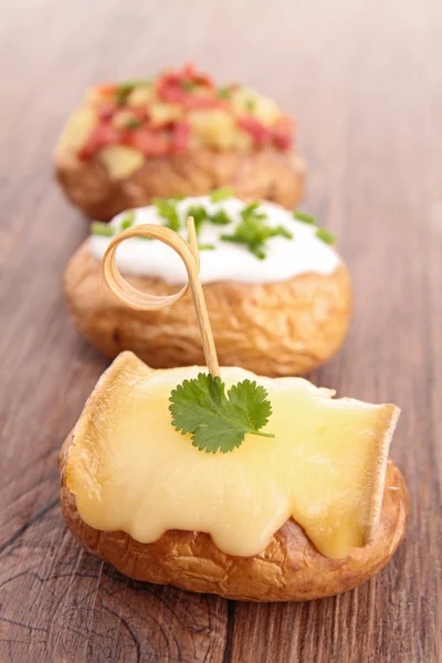 Assortment of baked potatoes — Stock Photo, Image