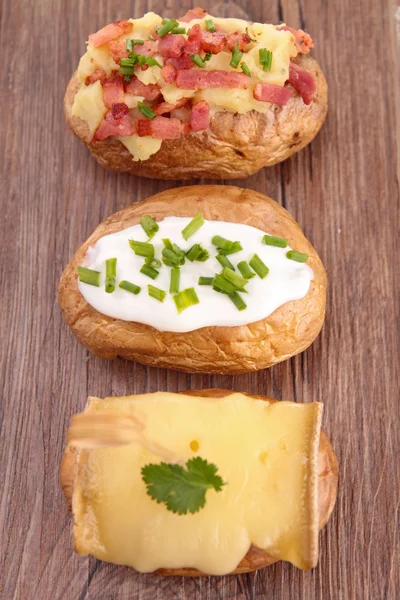 Surtido de patatas horneadas — Foto de Stock