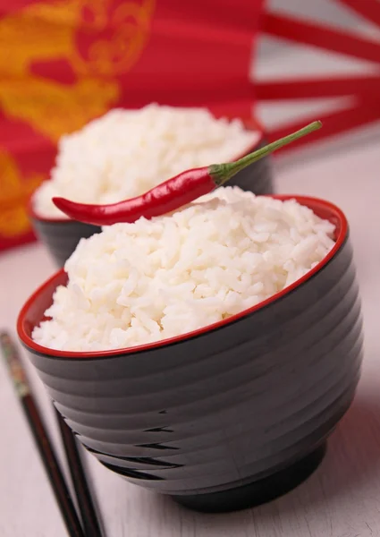 Bowl of rice — Stock Photo, Image