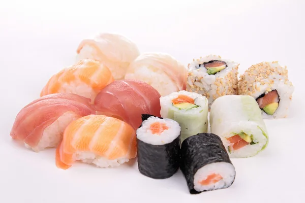 Sortiment an Sushi — Stockfoto
