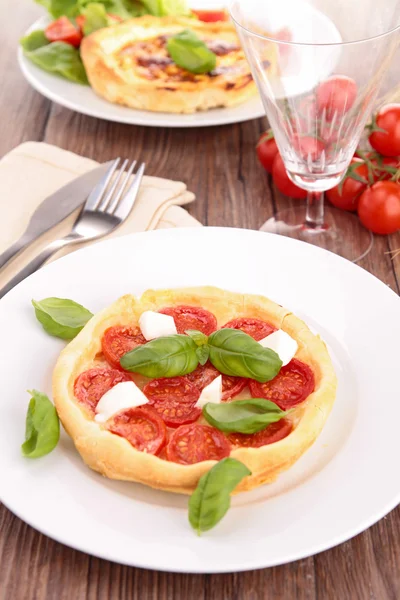 Pizza de tomate — Fotografia de Stock