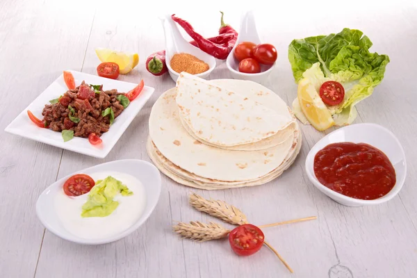 Mexicaans eten — Stockfoto