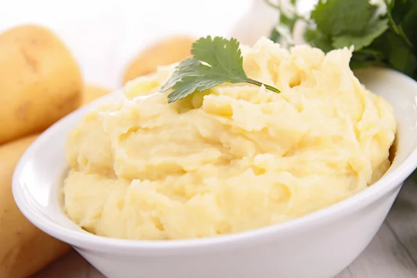 Aardappel puree, aardappelpuree — Stockfoto