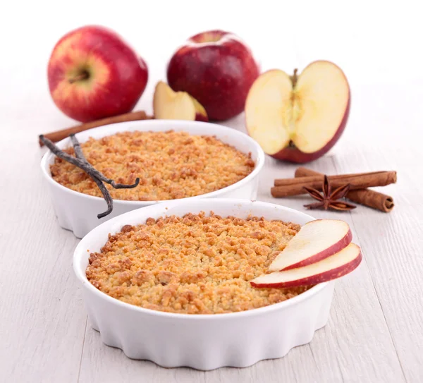 Apple crumble — Stock Photo, Image