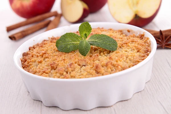 Apple crumble — Stock Photo, Image