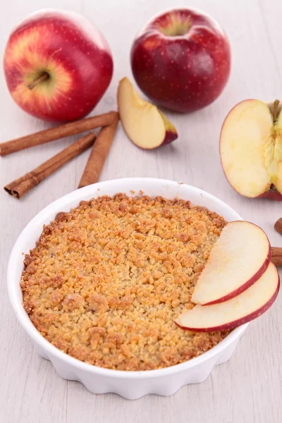 Apple crumble — Stock Photo, Image