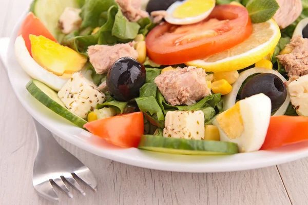 Vegetarisk Sallad — Stockfoto