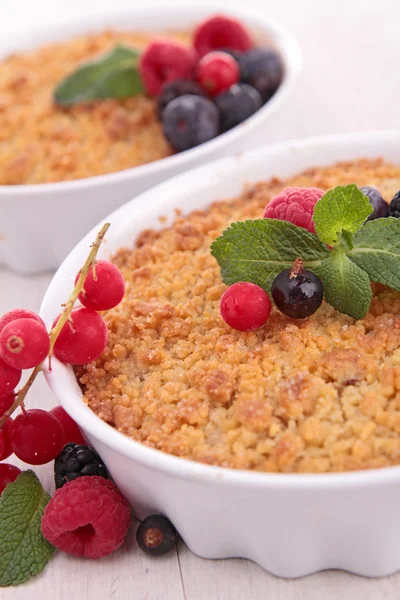 Crumble di bacche — Foto Stock