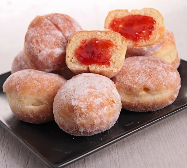 Fresh gourmet donuts — Stock Photo, Image