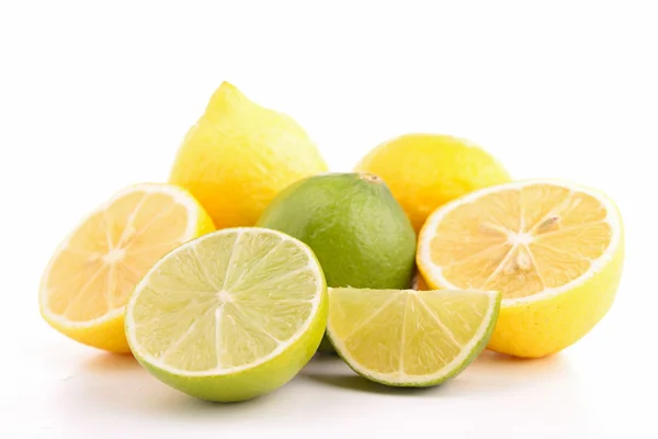 Green and yellow lemon — Stock Photo, Image