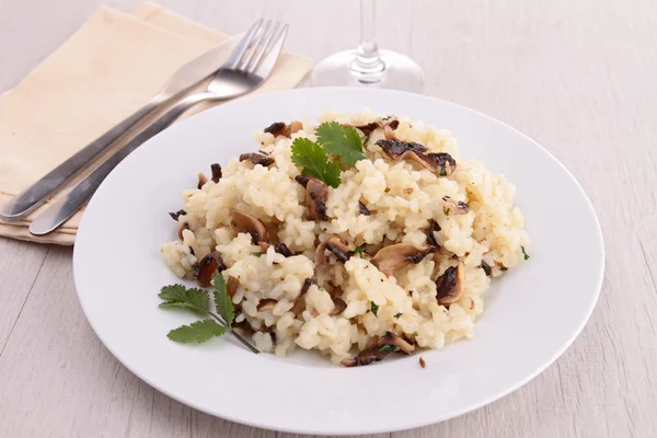 Risotto ai funghi — Foto Stock