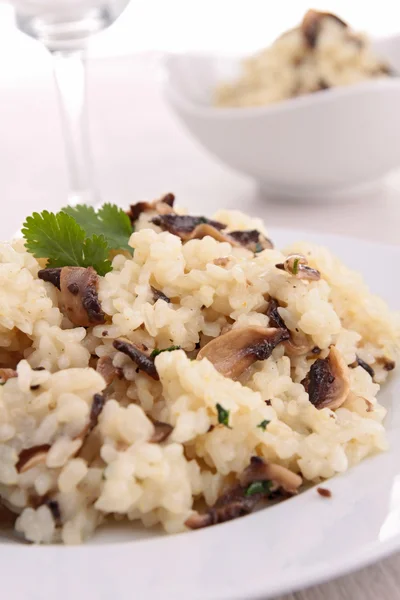 Mantarlı Risotto — Stok fotoğraf