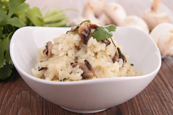 Mushroom risotto — Stock Photo, Image