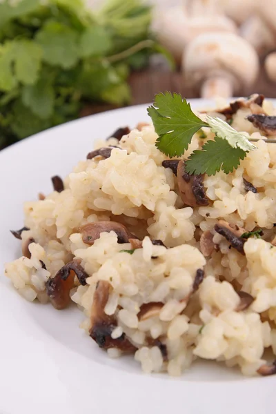 Mushroom risotto — Stock Photo, Image