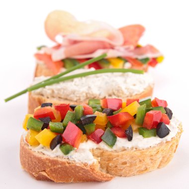 Bruschetta sebzeler