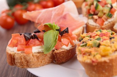 Bruschetta sebzeler