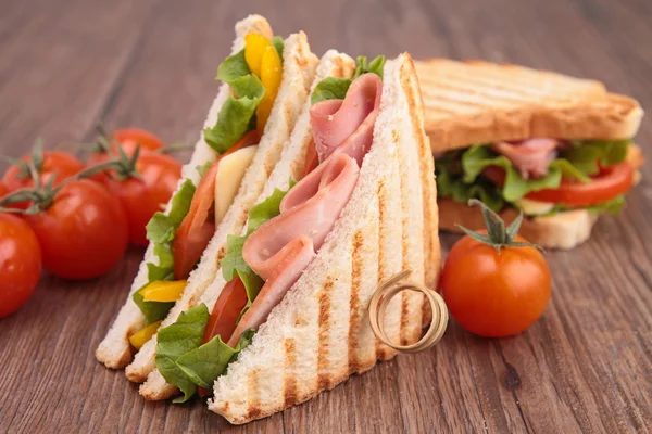Сендвіч тост — стокове фото