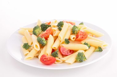 tabak makarna ve sebze