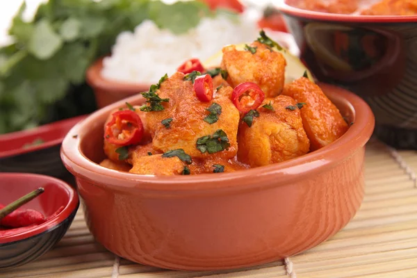 Pollo al curry — Foto de Stock