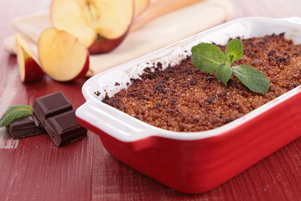 Apple crumble — Stock Photo, Image