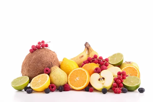 Ізольовані фруктів — стокове фото
