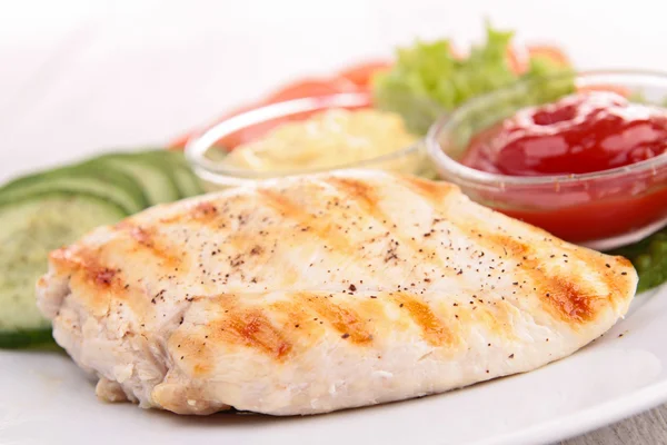 Grilled chicken breast — Stock Photo, Image